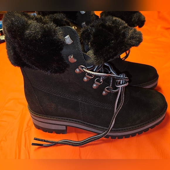 Timberland ReBOTL Black Nubuck Fleece Luxe sz8 New w/Out Tag or Box - Picture 12 of 15
